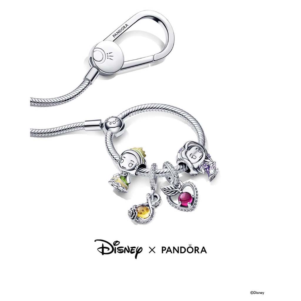 Pandora Disney Princess Cinderella Belle Beauty and The Beast Tiana Frozen Original Authentic 100% G