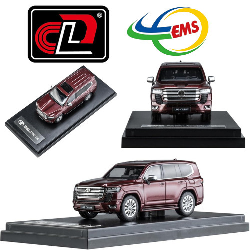 LCD64027-ZX-RE - LCD MODELS 1/64 TOYOTA LAND CRUISER LC300-ZX RED