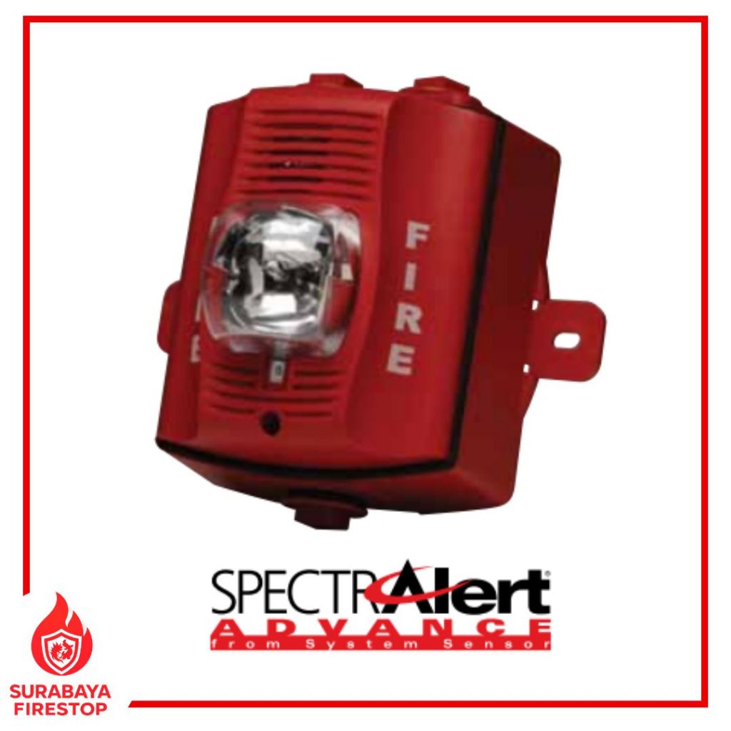 System Sensor P2RK - Horn Strobe with backbox