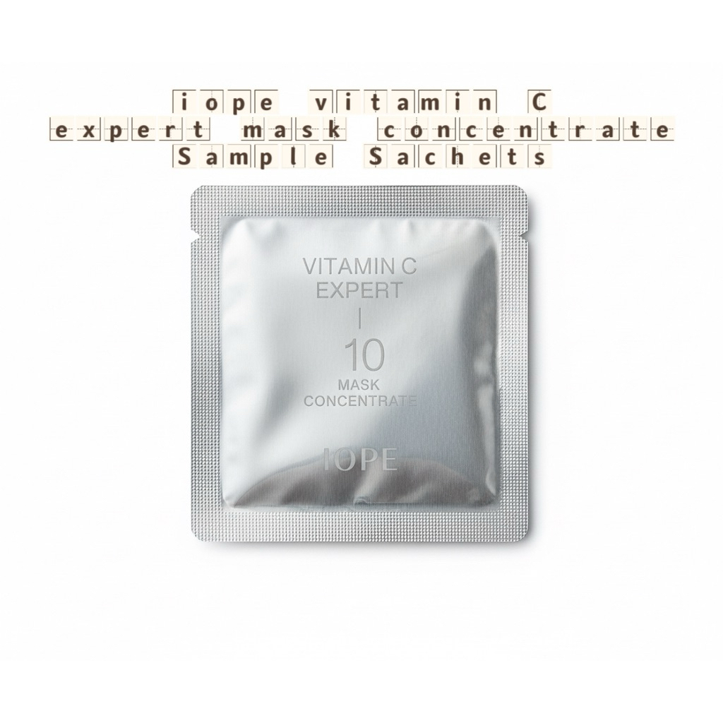 Iope Vitamin C Expert Mask Concentrate Sample Sachet Original Korea