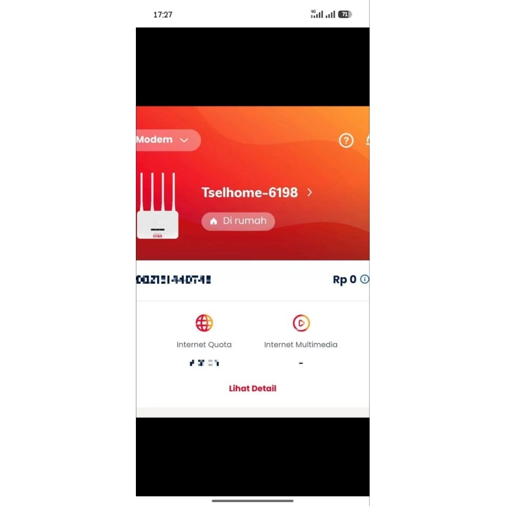 KARTU PERDANA ORBIT TELKOMSEL 150 GB 6 SEBULAN