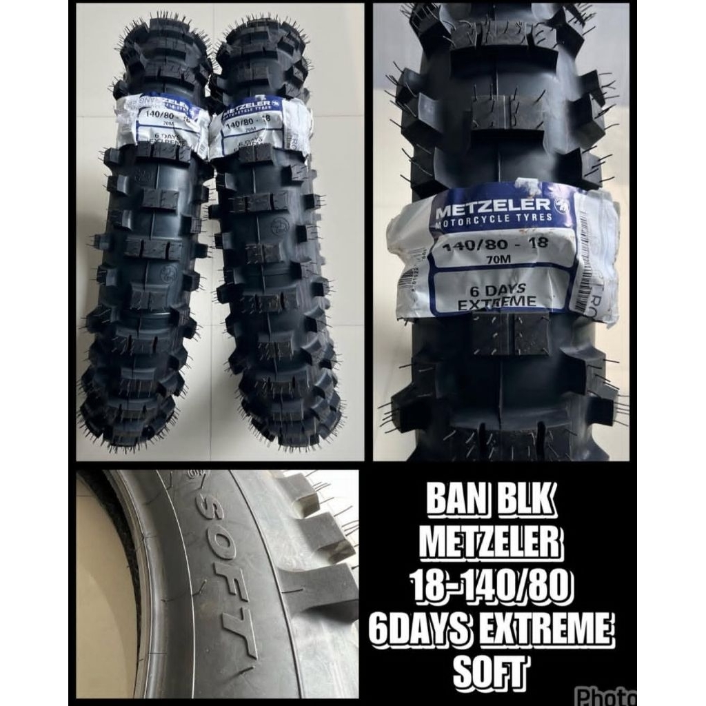 BAN BELAKANG METZELER 18 140 80 6 DAYS EXTREME SOFT