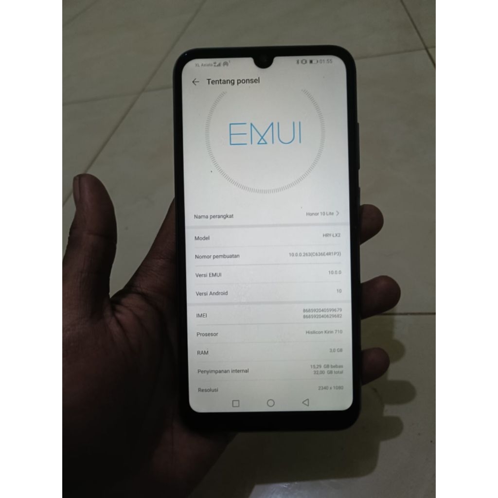 honor 10 lite 3/32gb second