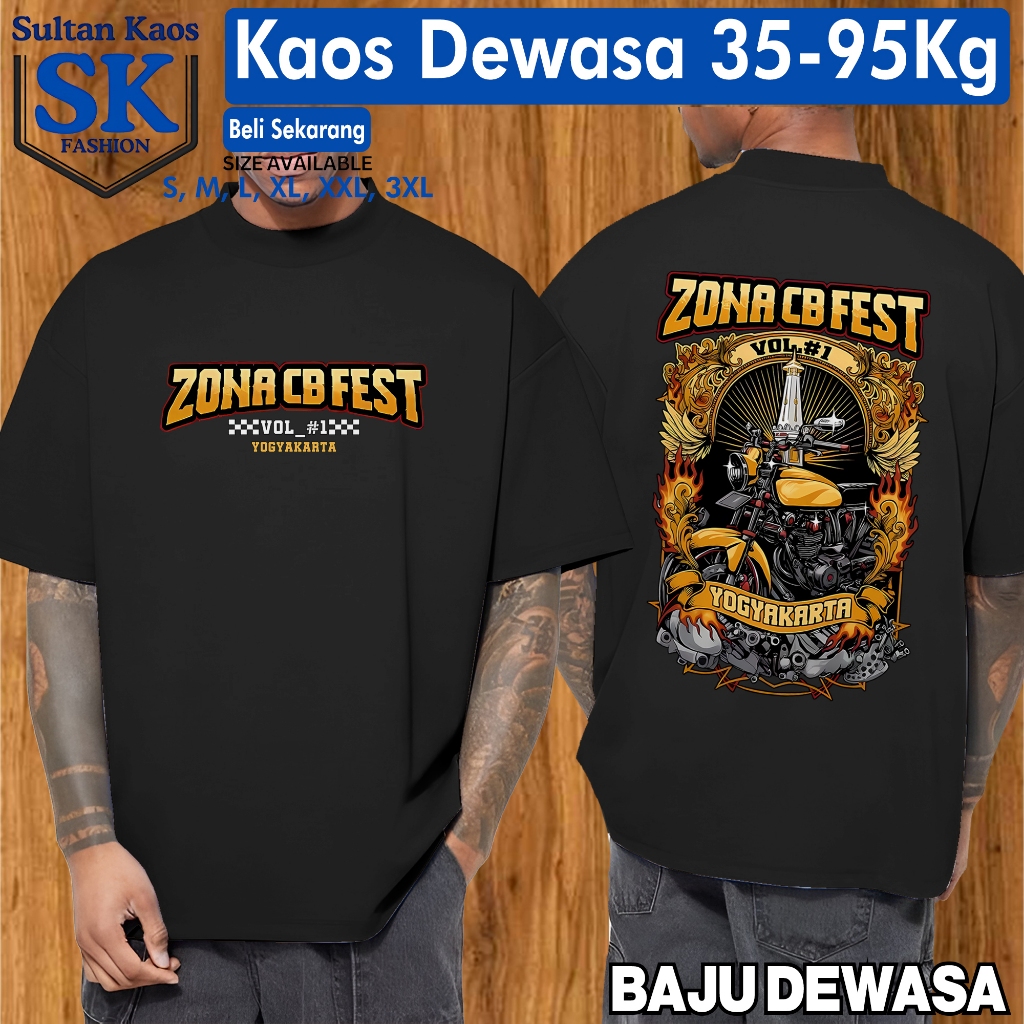 KAOS ZONA CB FESTIVAL ORIGINAL KAOS HONDA HEDON ORIGINAL ZONACB KAOS RACING CB MEGAPRO GL100 TIGER