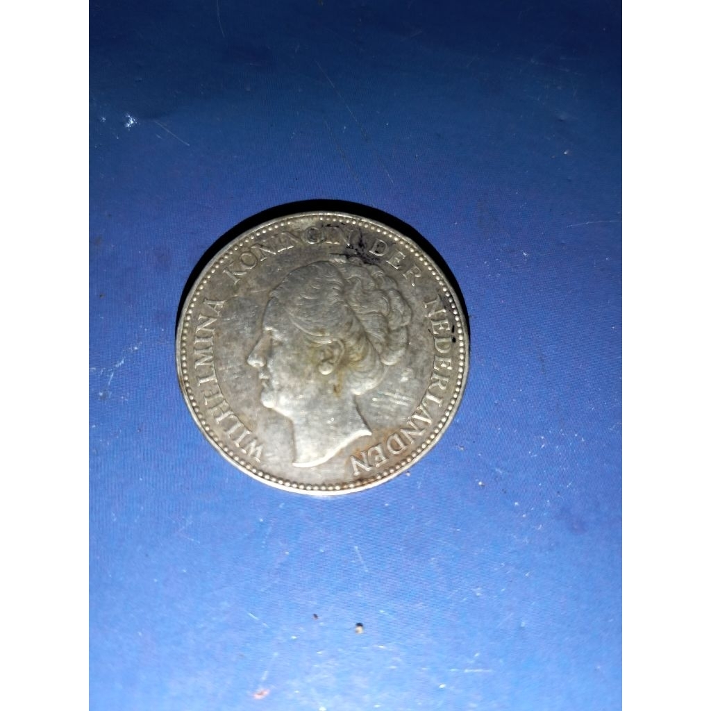 UANG KOIN WILHELMINA 1 GOLDEN ORIGINAL