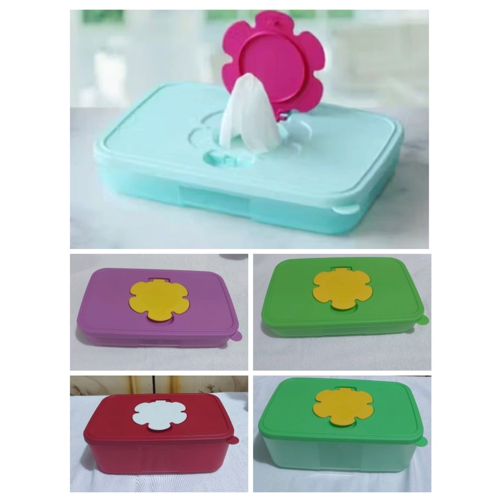 Tempat tisu Tupperware tissue box