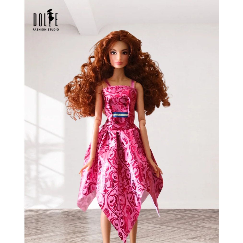 Dress Untuk Boneka Xian Xian Doll Supermodel / Barbie Tall
