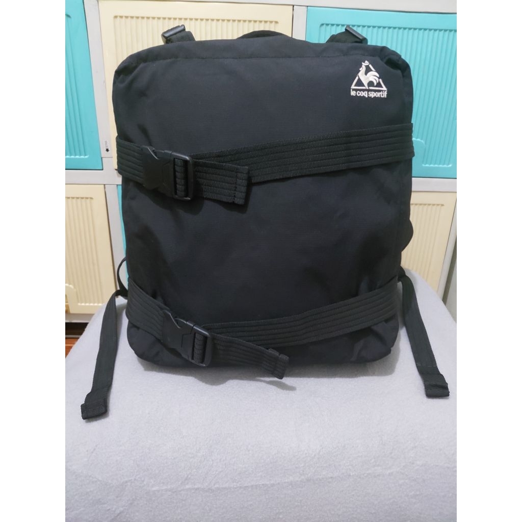 preloved backpack travel pack Lecoq Sportif rare (WAJIB baca deskripsi)