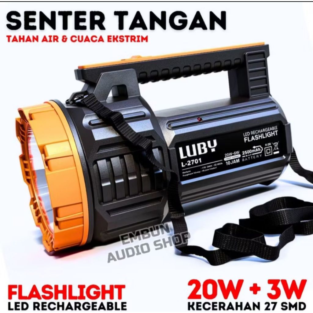 lampu senter jumbo tanggan serbaguna