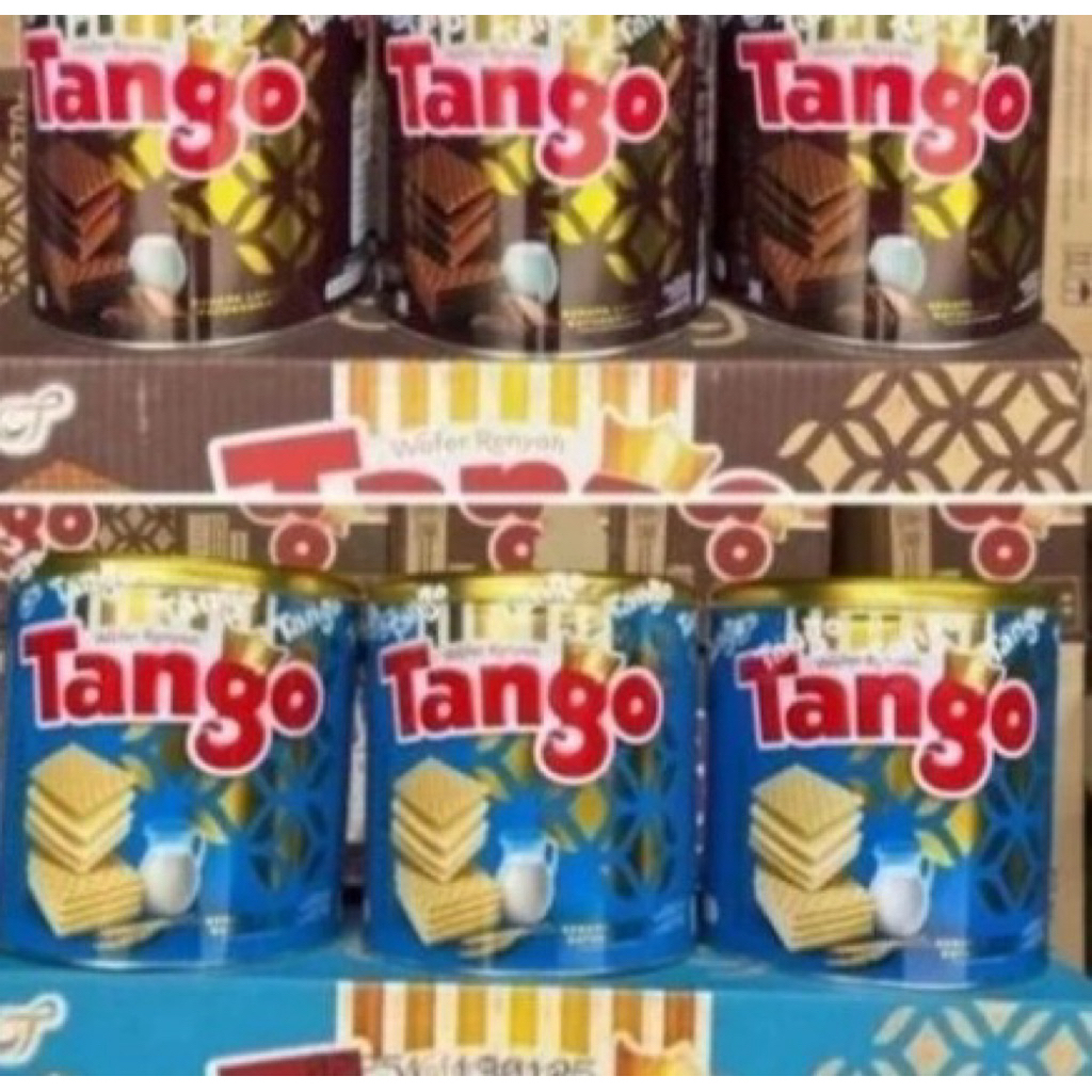 Tango Nabati  Gizzi Wafello Wafer Vanilla Coklat 1 Dus isi 6 Kaleng @240gr