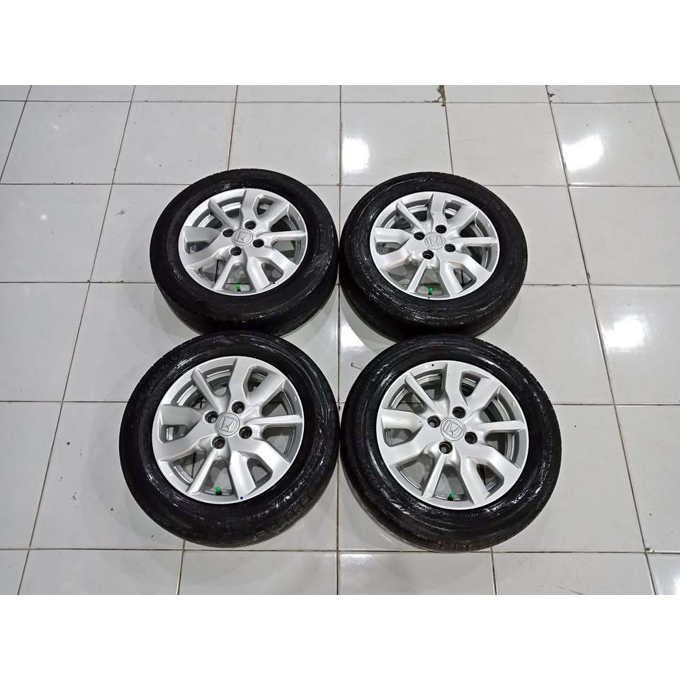 velg mobil second New Brio R14 pcd 4x100 cocok untuk Brio Calya Sigra Karimun