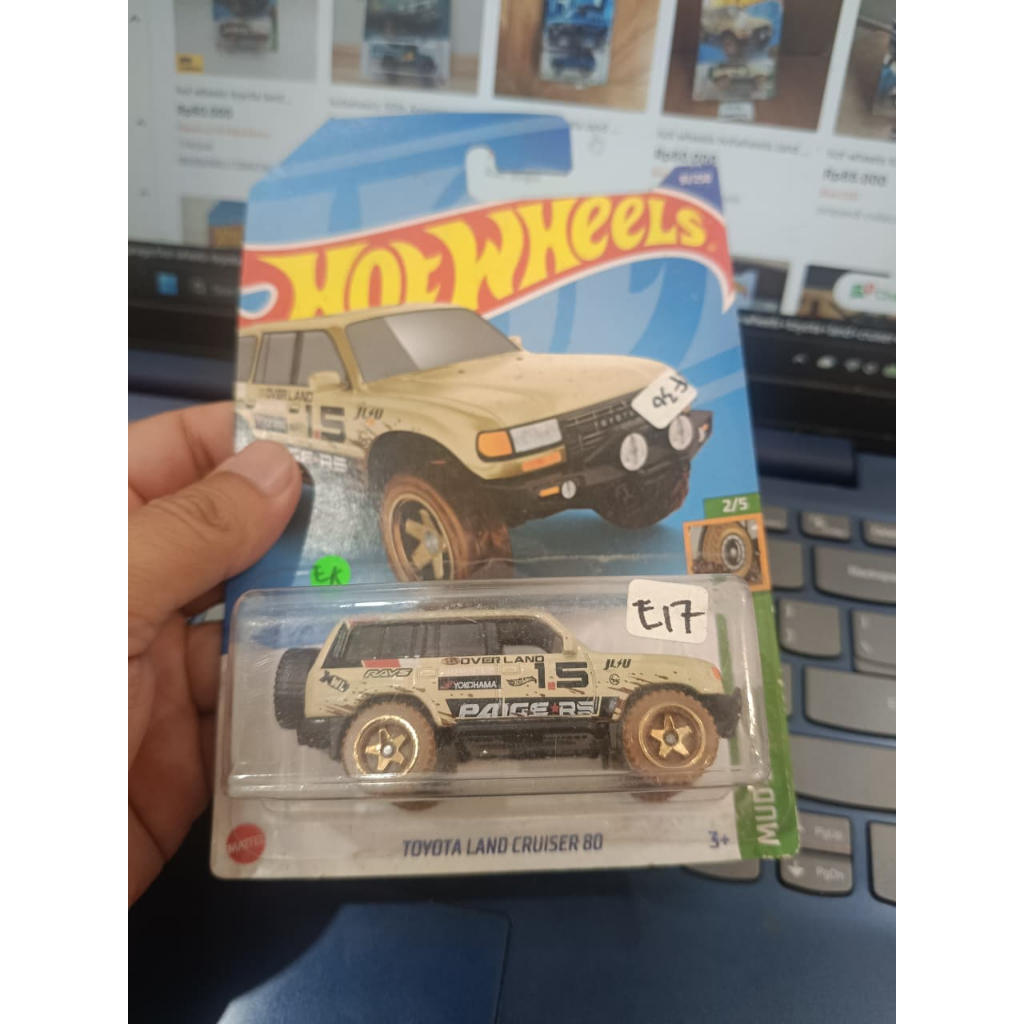 hot wheels toyota land cruiser 80 mud studs
