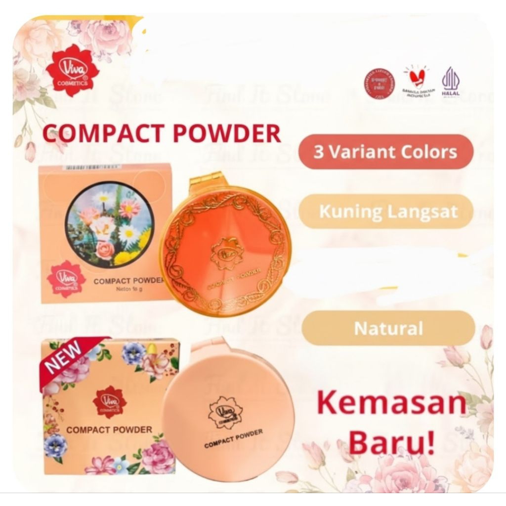 Viva Standar Compact Powder ||Viva Standar Bedak padat || Bedak Padat classic Viva ||