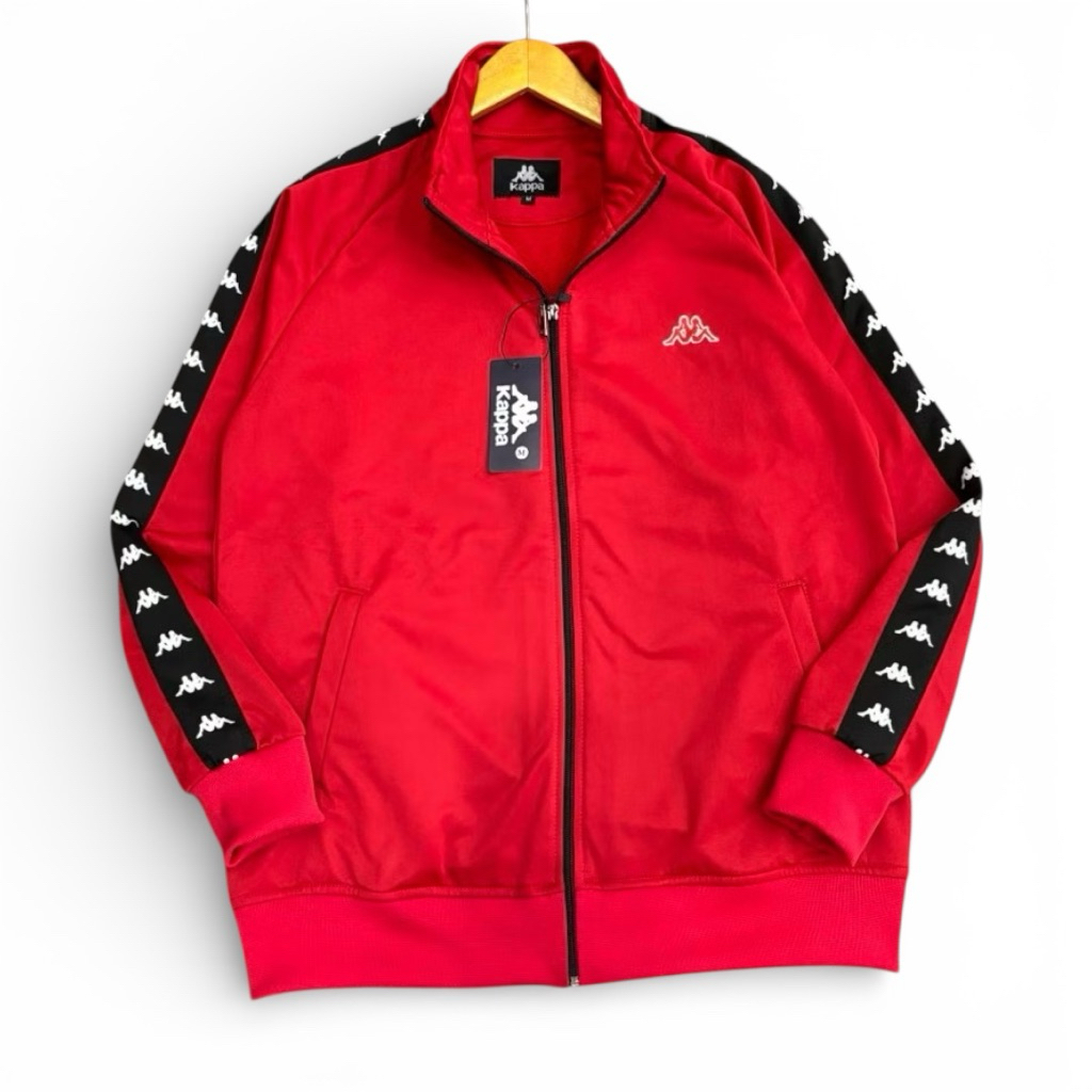Jaket Tracktop CASUAL KAPPA tapped pria wanita full tag label