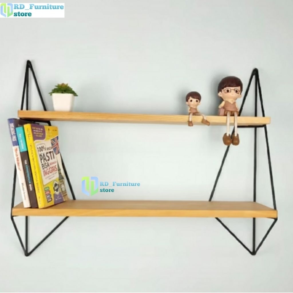 Rak Dinding 2 susun minimalis/Rak dinding minimalis/Rak dinding