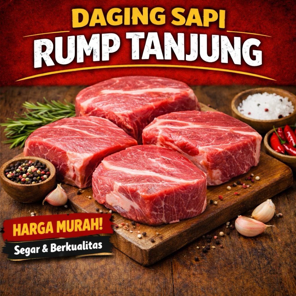 Daging Sapi Tanjung (Rump)