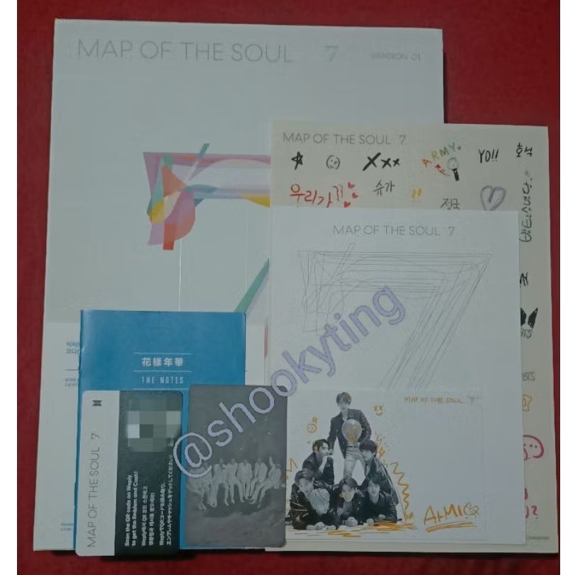 Preloved Album BTS Original Second – MOTS 7 Ver.1 + Poster & Photocard