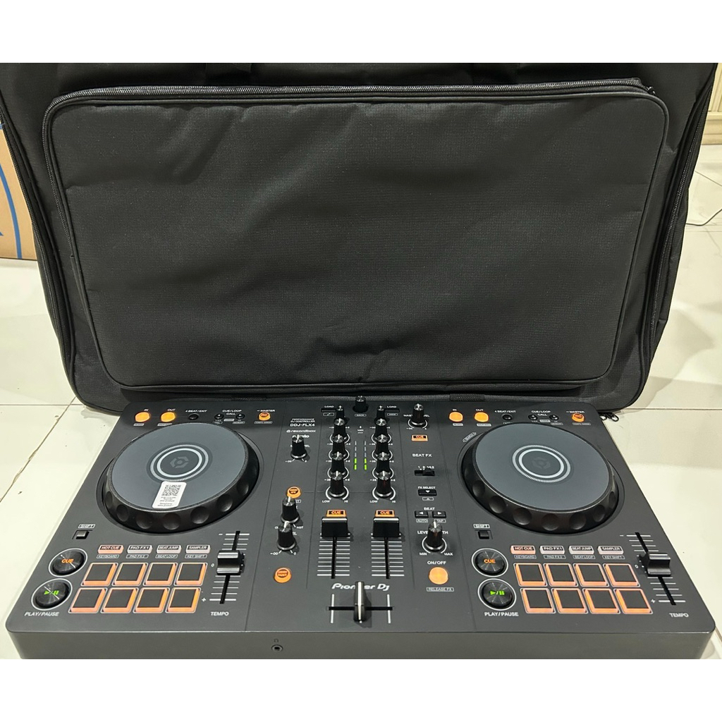 Alat DJ Pioneer DDJ FLX4 + Softcase Controller DJ Rekordbox DJ Edition Like XDJ ; CDJ ; DDJ 400 ; DD