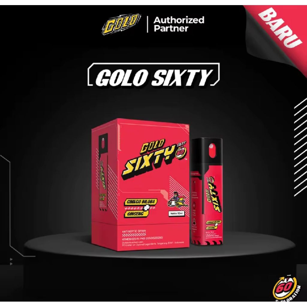 GOLO Sixty Spray 10ml Cocoa MR GOLO Mister Golo Original