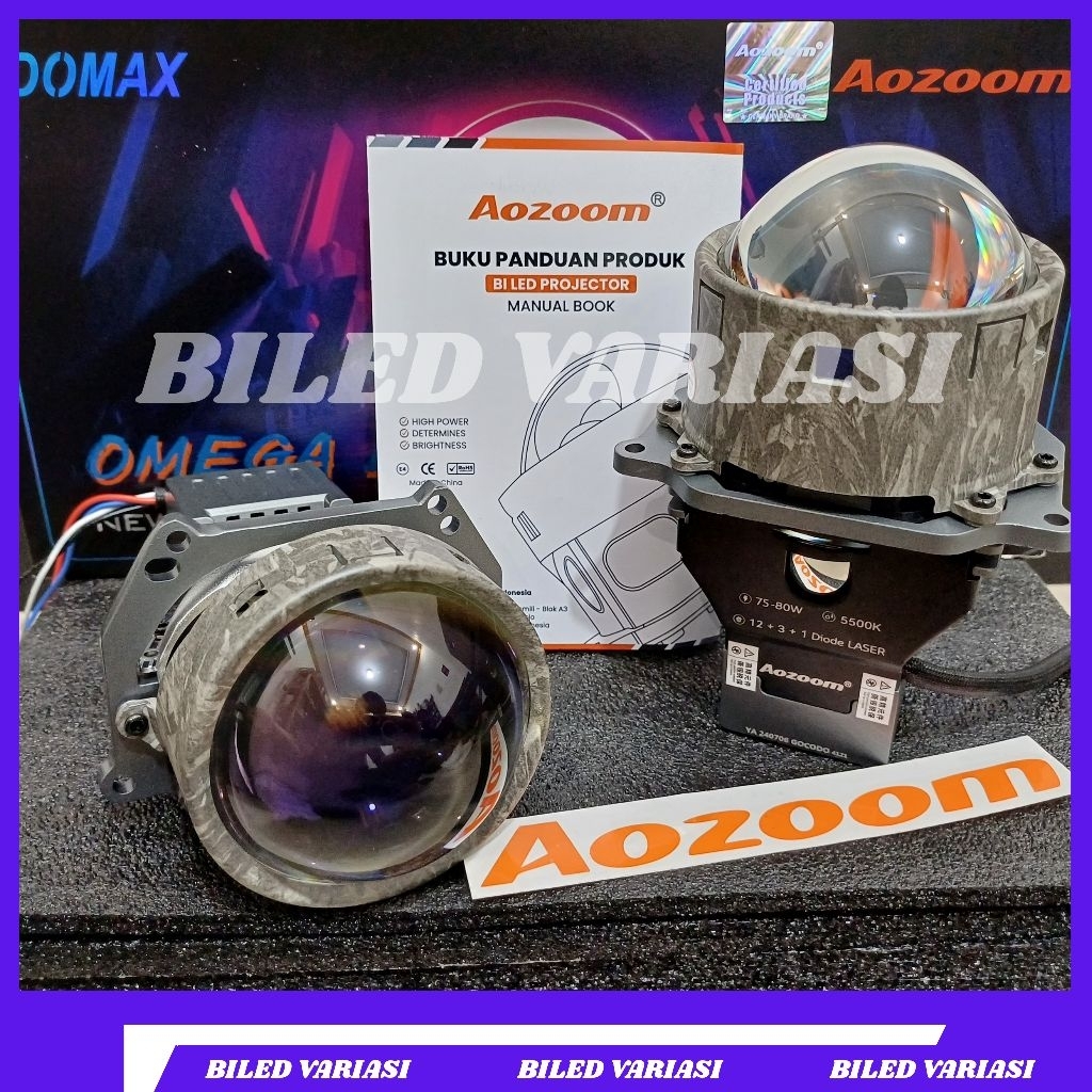 AOZOOM OMEGA LED LASER PROJECTOR BILED PREMIUM LIGHTING TECHNOLOGY LASER Projector