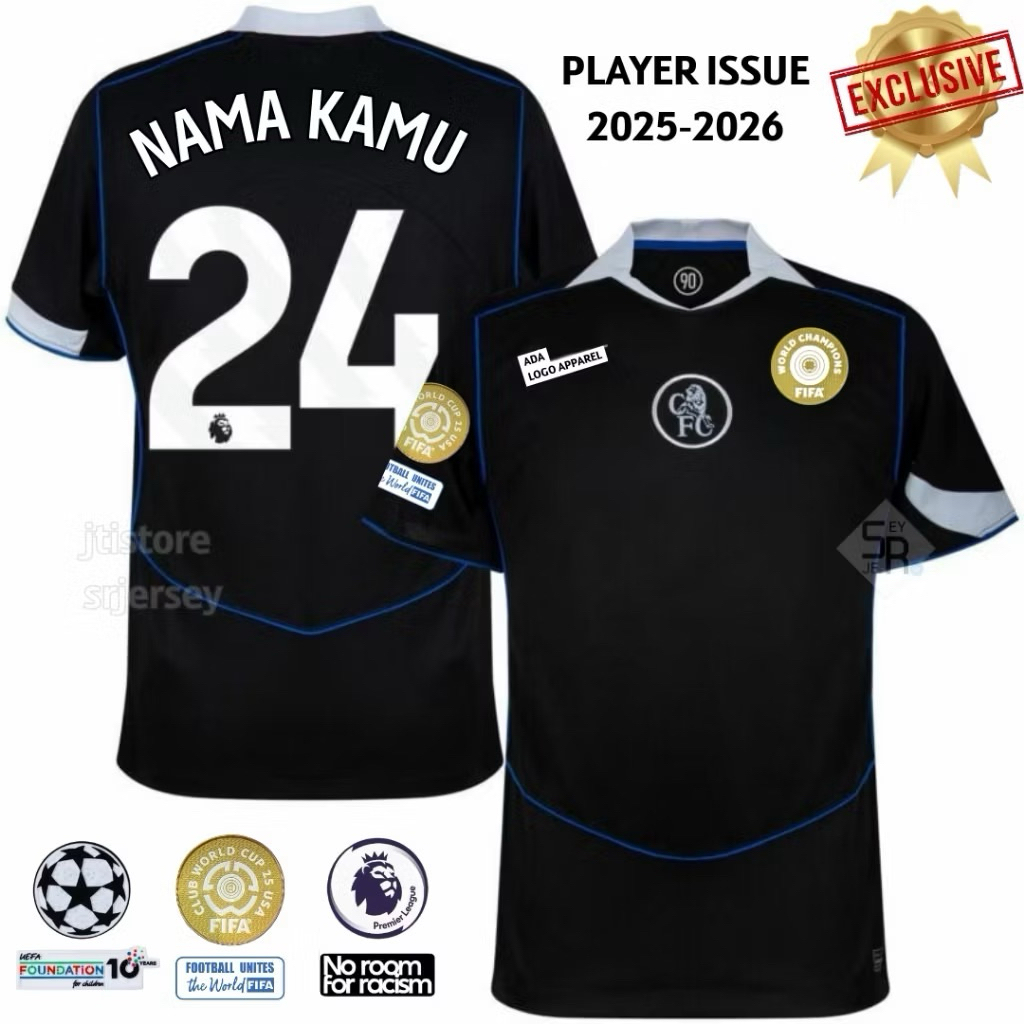 Jersey Chelsea Third 2025 2026 - Jersey Chelsea 3RD Grade Original