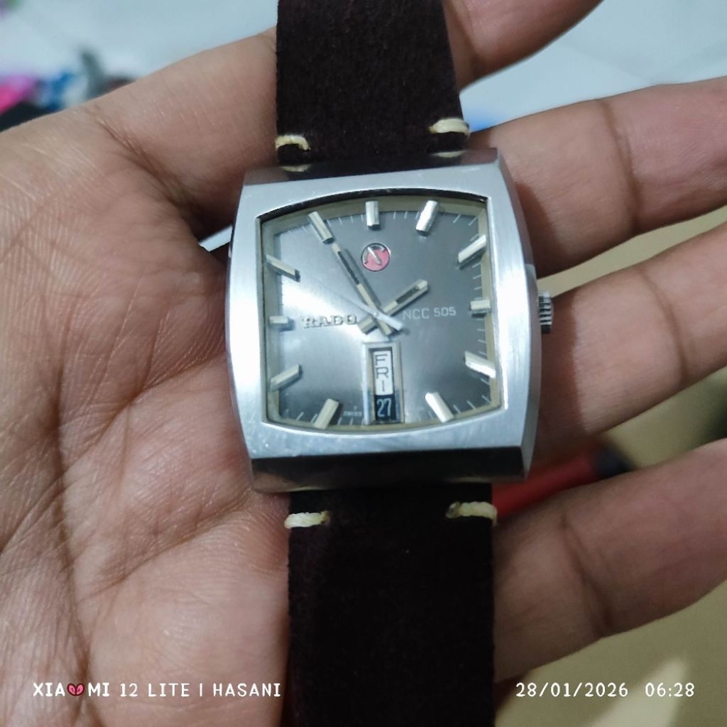 jam tangan Rado NCC 505 extra rare otomatis dan self winding
