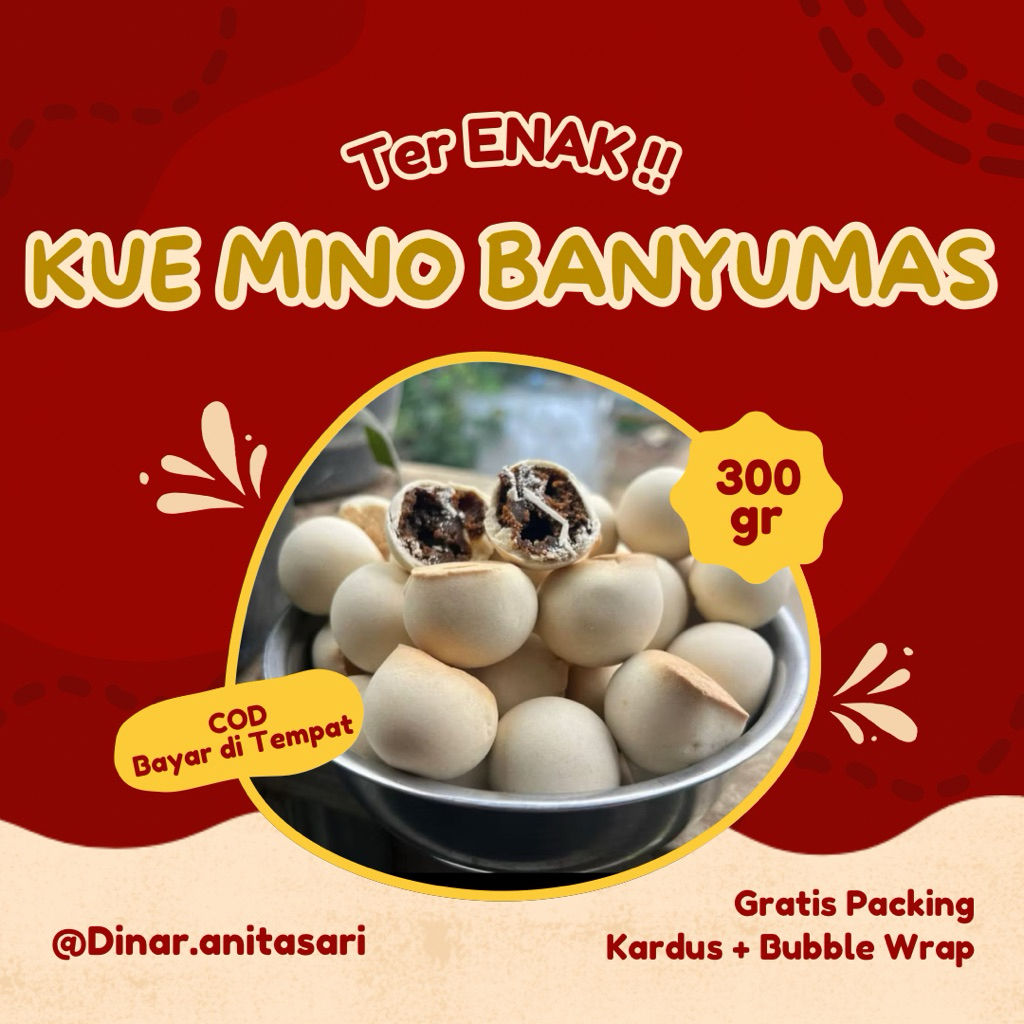 KUE MINO KHAS BANYUMAS TERENAK 300 GRAM
