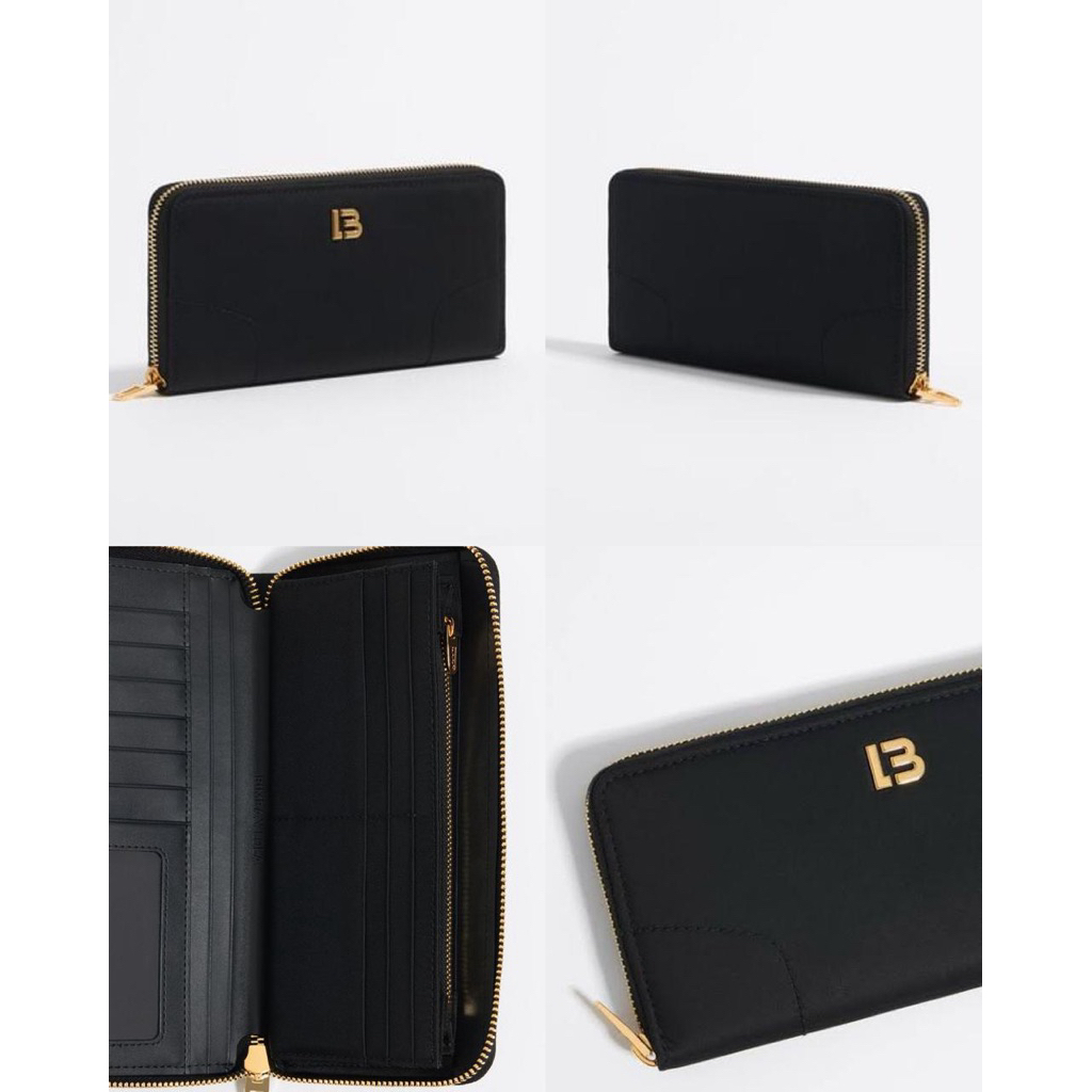 Bimba Y Lola Longwallet Black Ghw LB Nylon