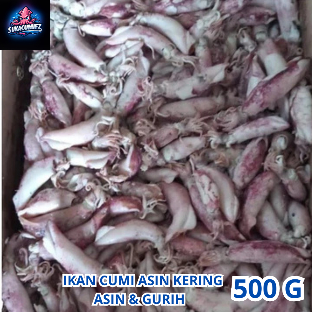 Cumi Sotong Kering 500 Gram Murah Ikan Asin Cumi Kering / Khas Rembang Gread A