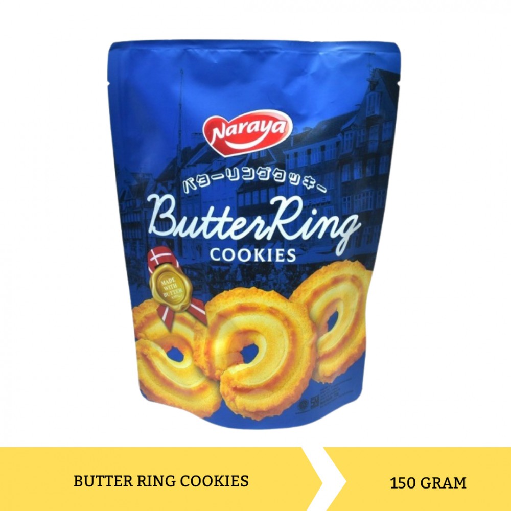 Naraya Butter Ring Cookies 150gr Halal Snack Malaysia