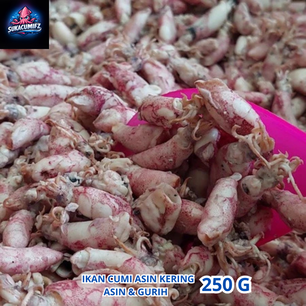 Cumi Sotong Kering 250 Gram Murah Ikan Asin Cumi Kering / Khas Rembang Gread A