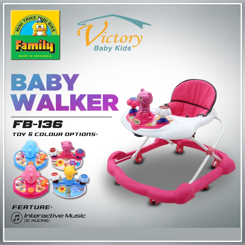 Baby Walker Family First Step -136 - Kereta Dorong Bayi