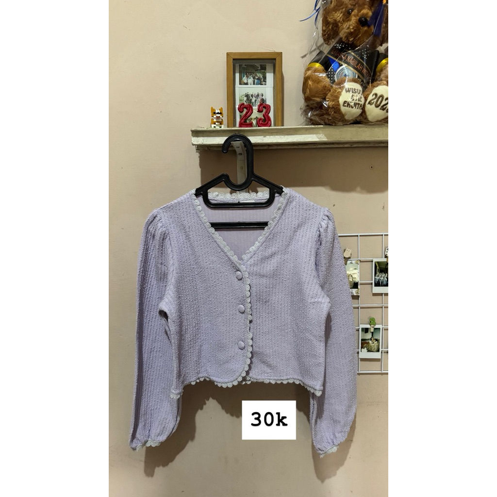 Cardigan Ungu