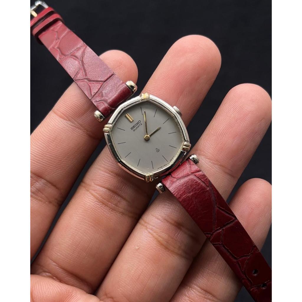 Jam Tangan Vintage Seiko Gold Plate Quartz Watch Japan