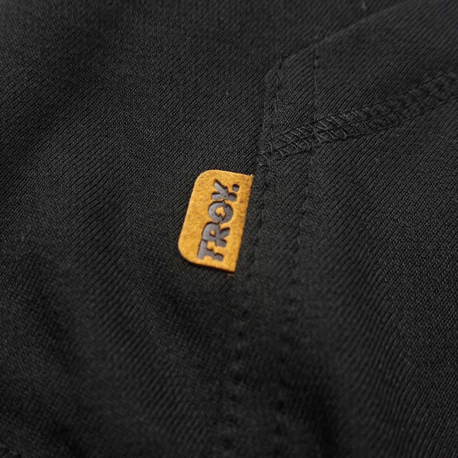 Troy Company Zipper Hoodie Black Falcon - Hoodie Zipper Hoodie Hitam ZHD 2615