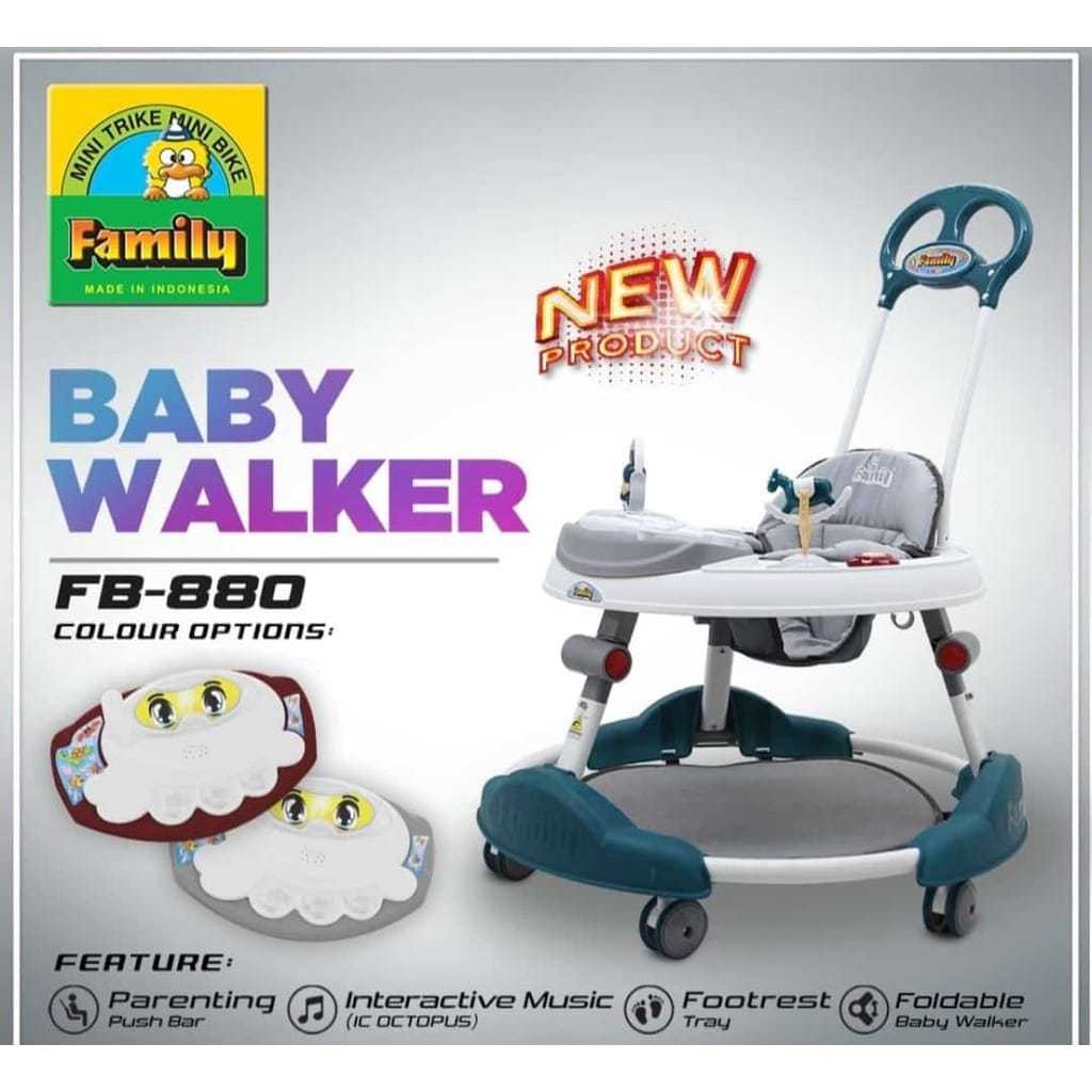 Baby Walker Family F 880 Kereta Dorong Bayi Badong