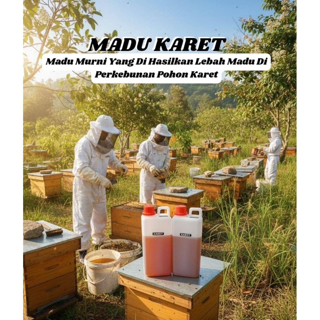 madu karet madu murni nektar karet 1kg