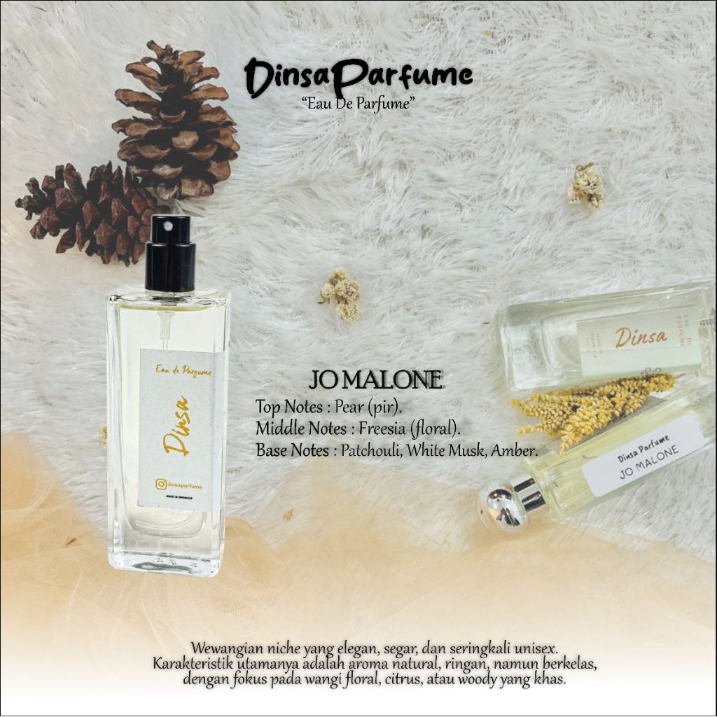Jo Malone  - Dinsaparfume - Parfum buah segar - Parfum 30ml - Parfum - Parfum pria - Parfum wanita -