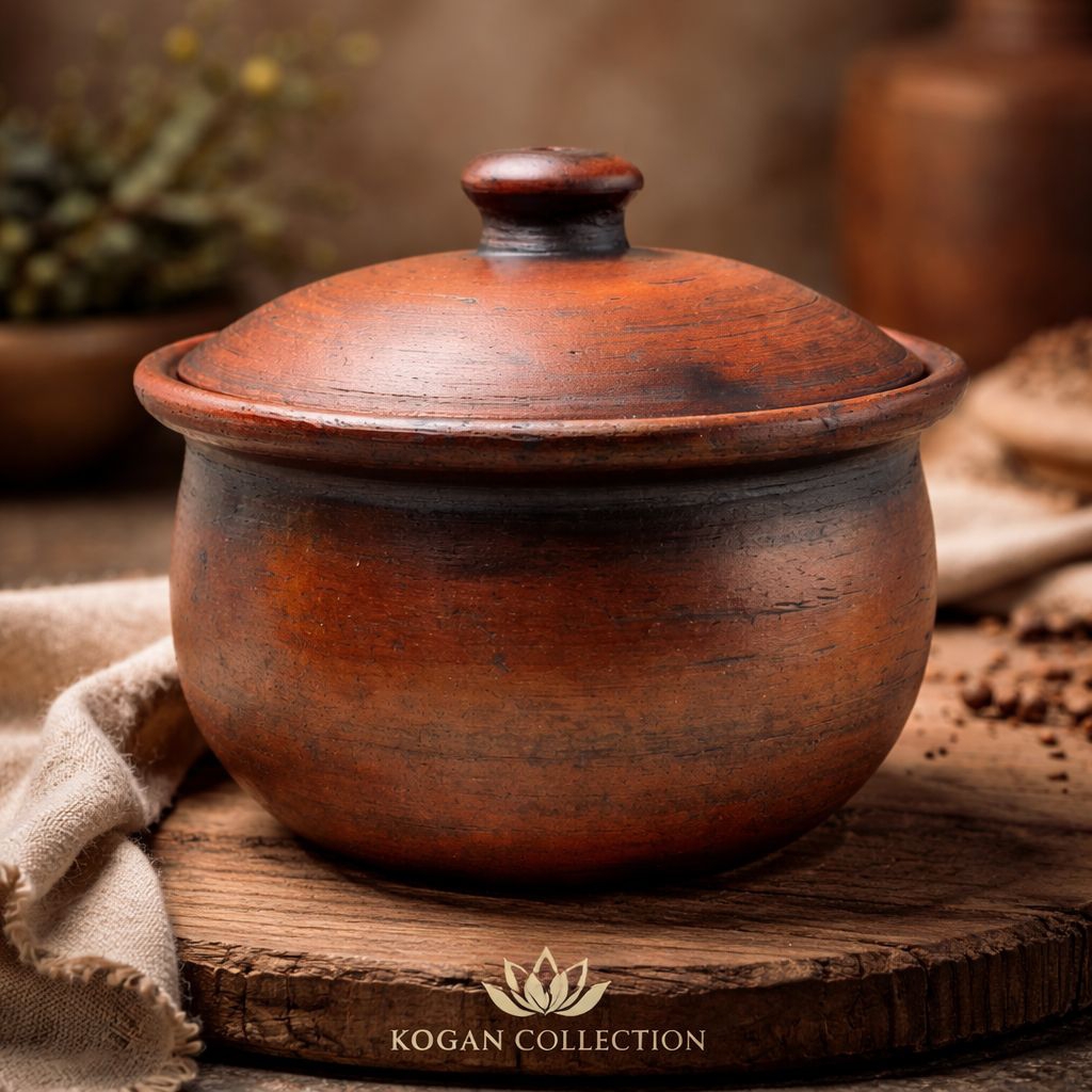 KENDIL BUBUR GERABAH TANAH LIAT 16-18-20CM, PANCI BUBUR JENANG, BUBUR SUMSUM, BUBUR BIJI SALAK JAJAN