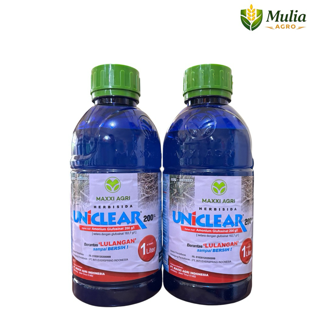 Herbisida UNICLEAR 200 SL 1 Liter - Uniclear Herbisida Kontak dan Sistemik Pembasmi Lulangan
