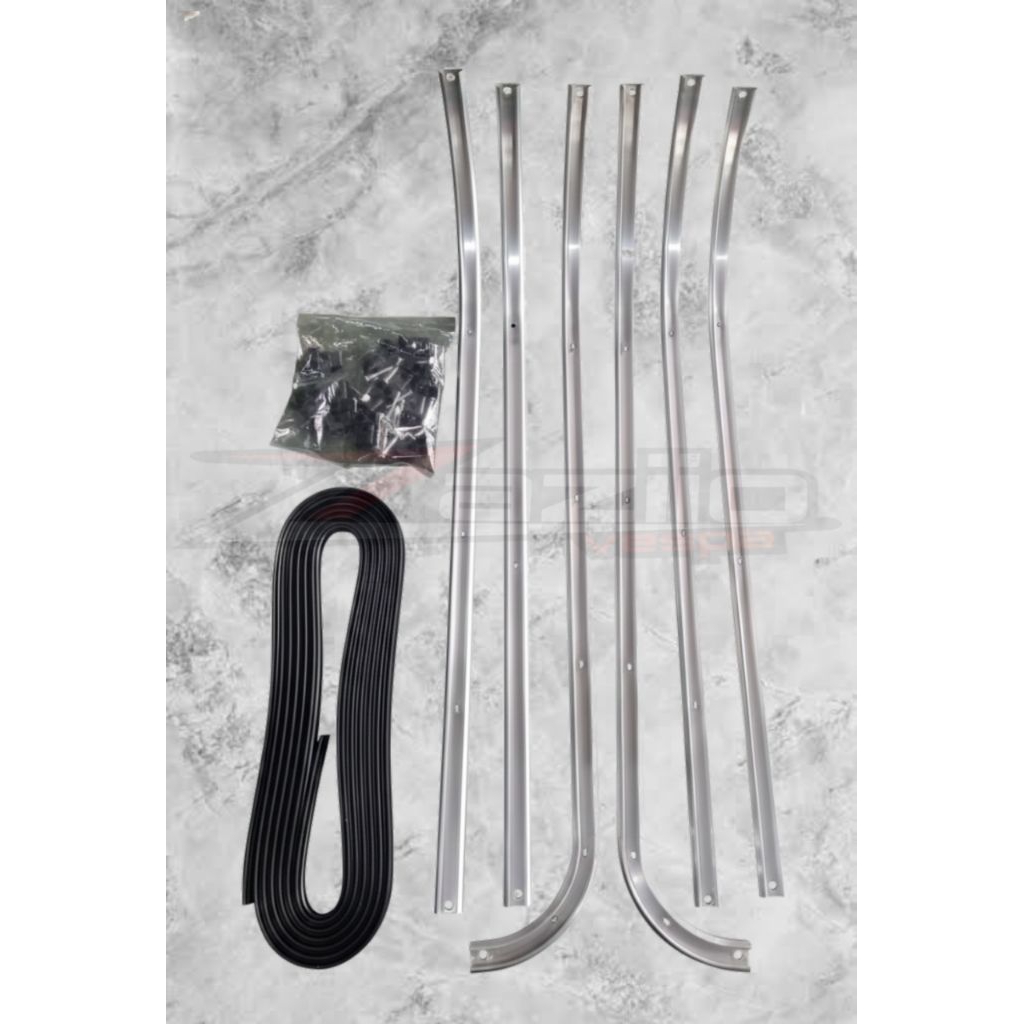 list lis triplang dek lantai alumunium Vespa PX import (satuset)
