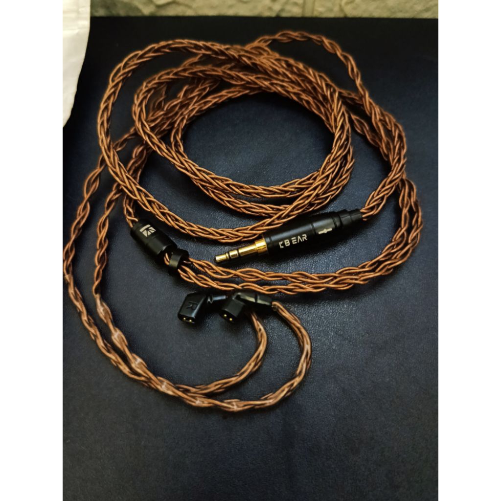 Kabel Upgrade KBEAR 8 Core OFC pin QDC 3.5