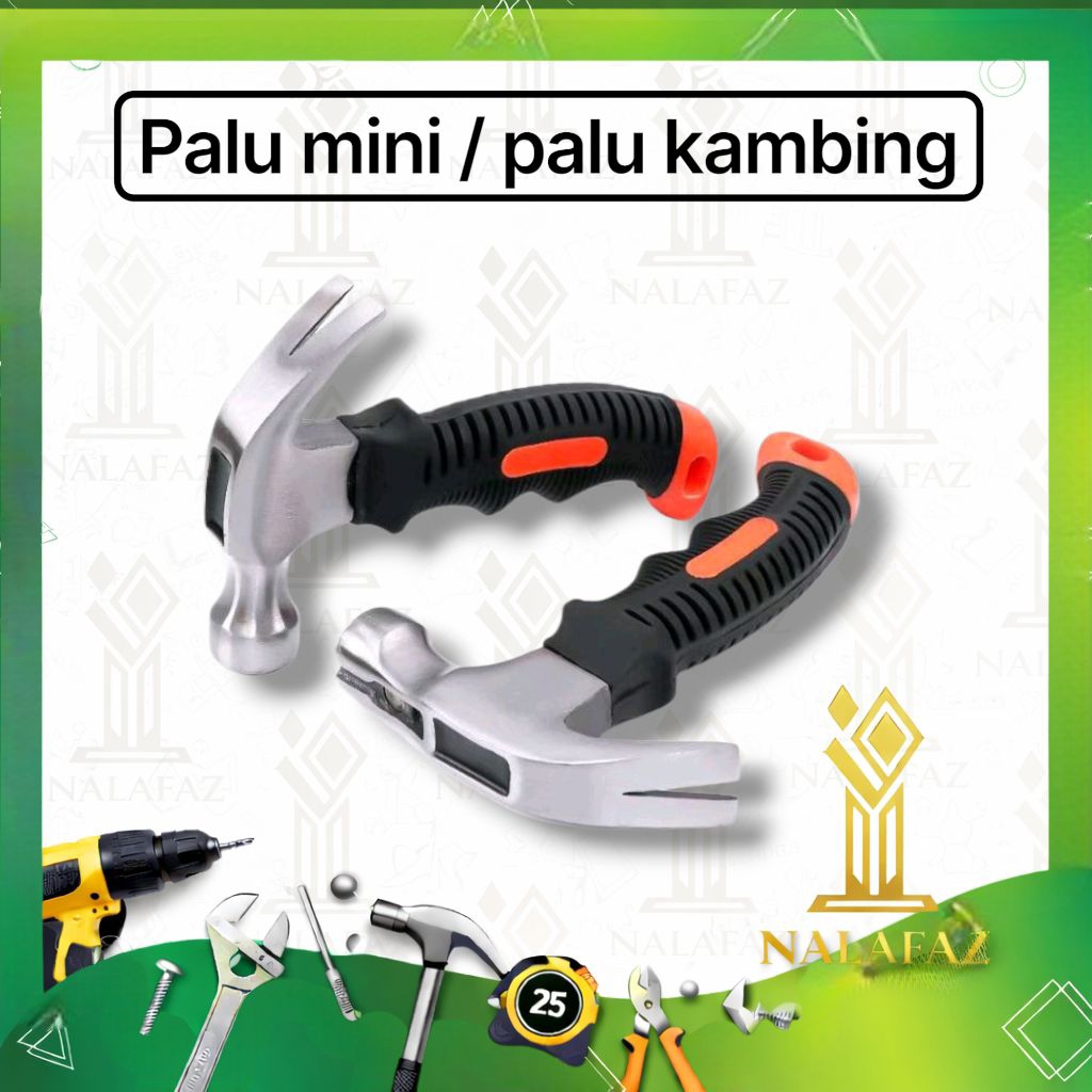Palu kambing mini Palu mini multifungsi kepala baja