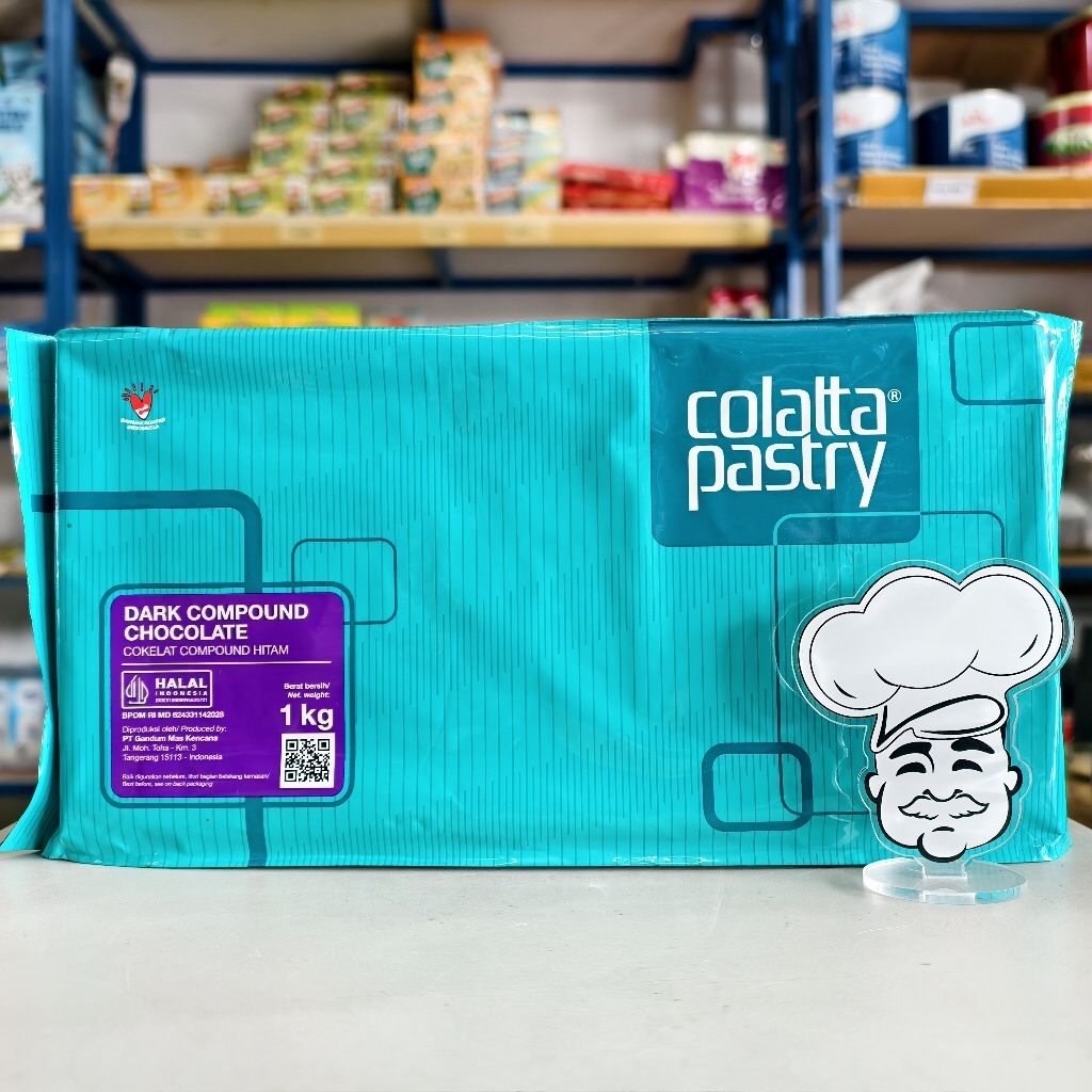 Colatta Pastry Dark Chocolate 1Kg / Dark Chocolate Pastry 1Kg / Dark Coklat Pastry 1Kg