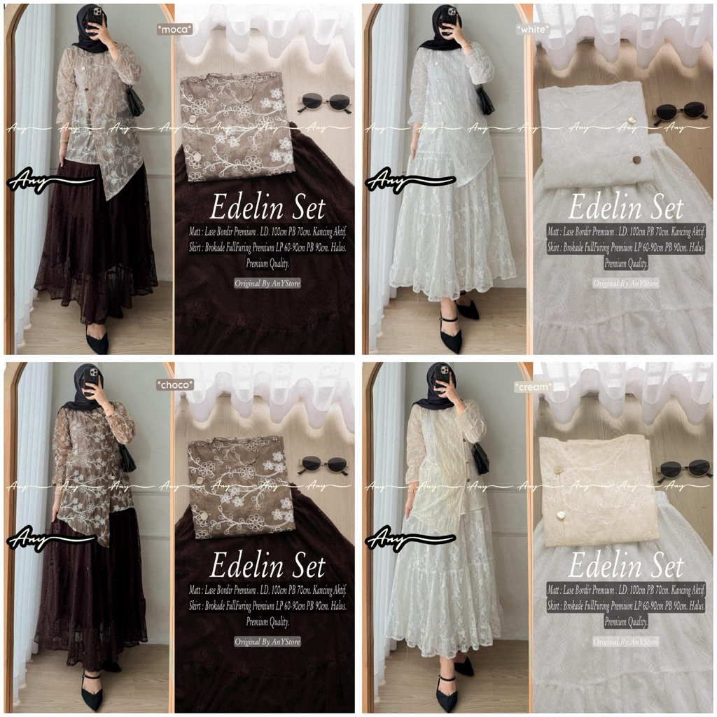 SETELAN ROK KEMEJA KONDANGAN KEKINIAN PREMIUM ALURA/ JESSIE/ ARESA/ JINGGA/ AJENG/ EDELIN ONESET/ JA