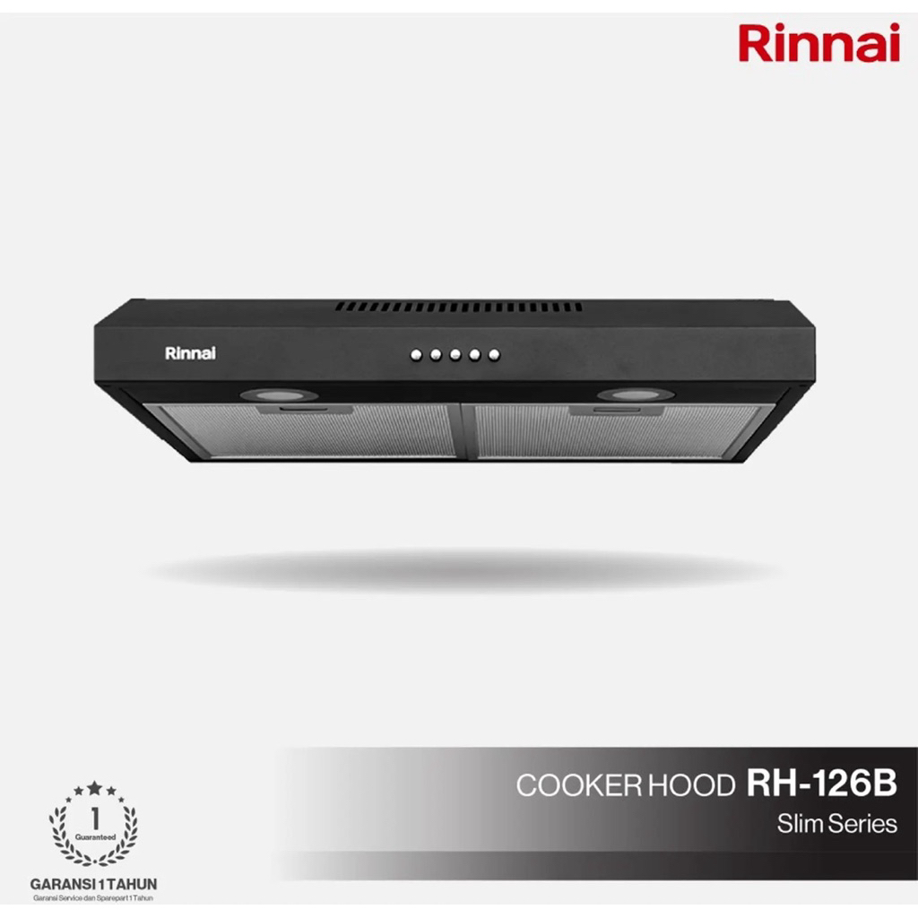 COOKER HOOD RINNAI 126B - TUDUNG HISAP kKOMPOR RINNAI 126B - COOKER HOOD RINNAI 60CM - COOKER HOOD R