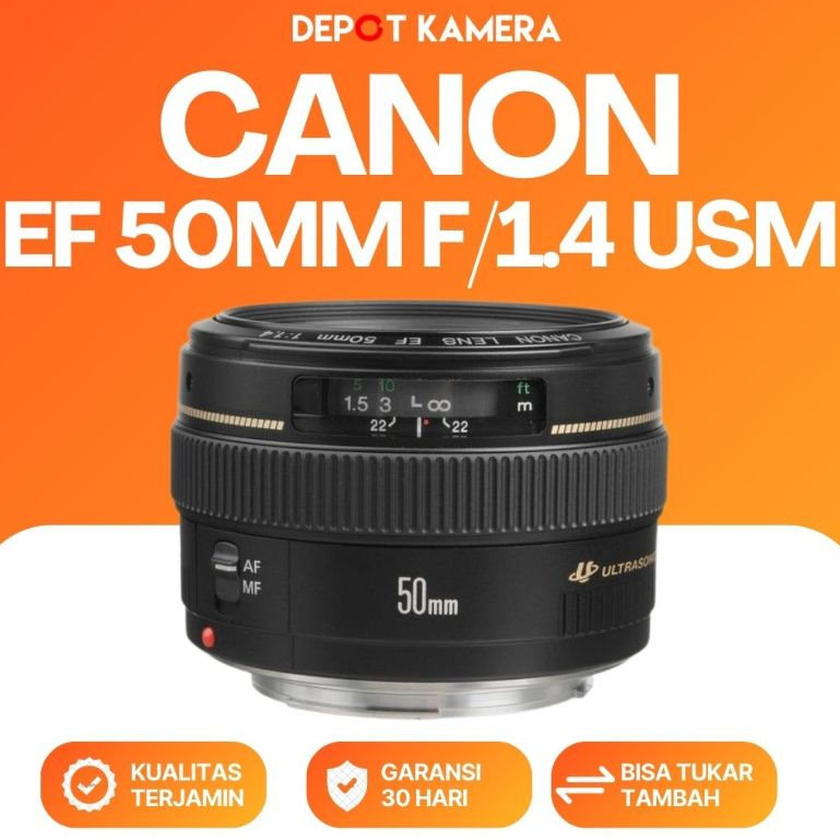 ( DEPOT KAMERA ) SECOND - CANON EF 50MM F/1.4 USM