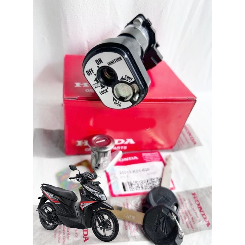 Set Kunci Kontak Set Beat Fi Esp 2017-2019 Beat Street Beat Pop Set Jok Belakang Ori