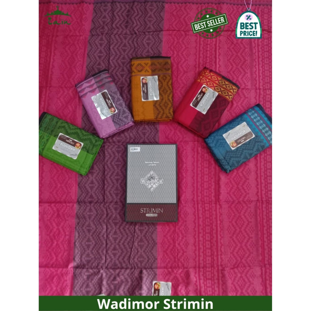 Wadimor Strimin//Sarung Wadimor Pria//Sarung Songket