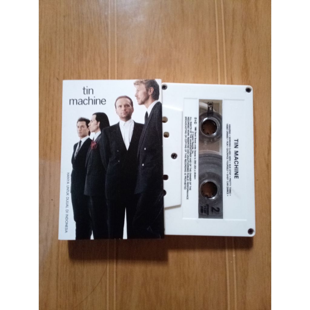 kaset pita tin machine - s/t | david bowie